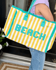 Beach Please Tote - Halemi & Co.