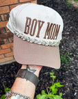 Boy Mom Rhinestone Trucker Hat - Halemi & Co.