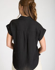 Classic Charm Collared Lightweight Blouse - Halemi & Co.