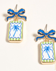 Coastal Tile Drop Earrings - Halemi & Co.