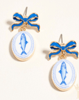 Coastal Tile Drop Earrings - Halemi & Co.