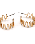 Everyday Wavy Hoops - Halemi & Co.