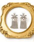 Pop the Bubbly Rhinestone Dangle Earrings - Halemi & Co.