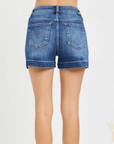 Risen - High Rise Side Slit Shorts - Halemi & Co.