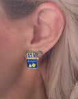 Sardine Can Stud Earrings - Halemi & Co.