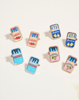Sardine Can Stud Earrings - Halemi & Co.