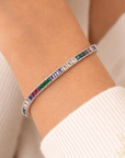 Square Cut Tennis Bracelet - Halemi & Co.