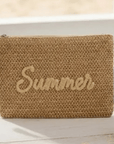 Summer Straw Clutch - Halemi & Co.