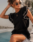 Airflow Shorts with Contrast Scallop Trim - Halemi & Co.