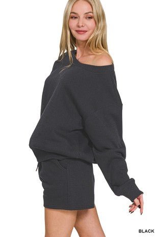 Black Lounge Short Set - Halemi &amp; Co.
