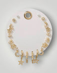 Celestial Dreams 9-Pair Earring Set - Halemi & Co.