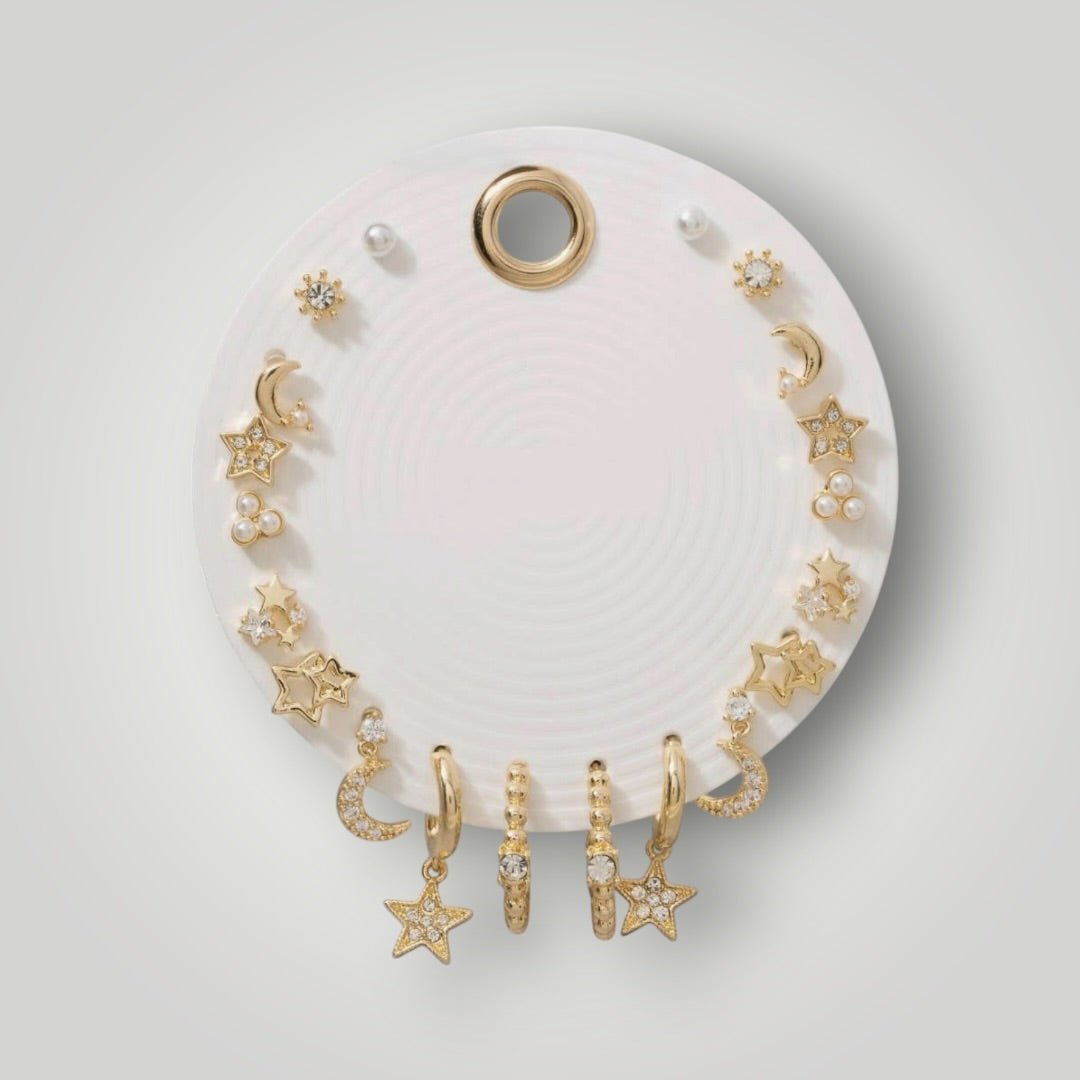 Celestial Dreams 9-Pair Earring Set - Halemi & Co.
