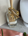 Chunky Pearl Chain Bracelet Stack – Mixed Link Gold Bracelet Set - Halemi & Co.