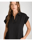 Classic Charm Collared Lightweight Blouse - Halemi & Co.