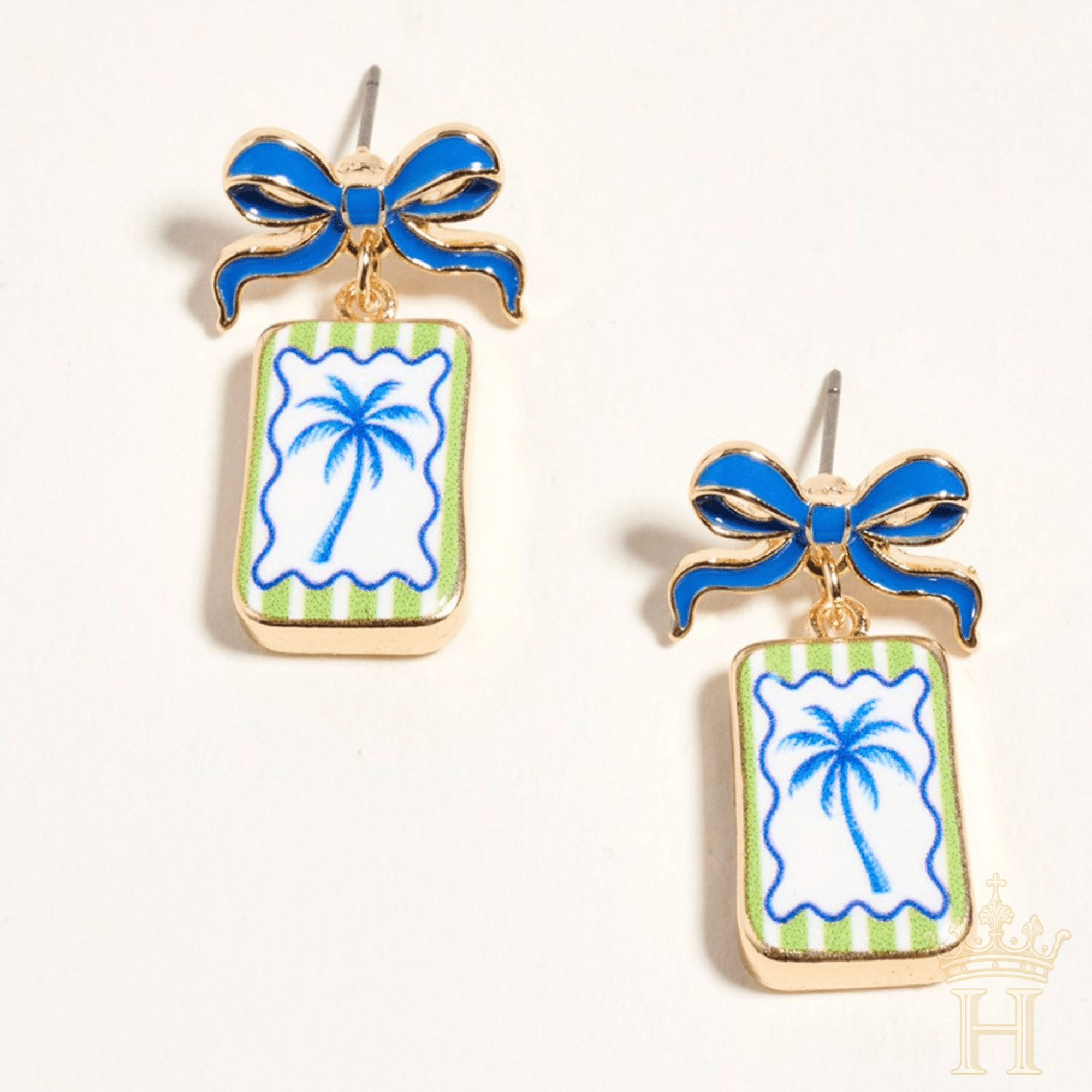 Coastal Tile Drop Earrings - Halemi & Co.