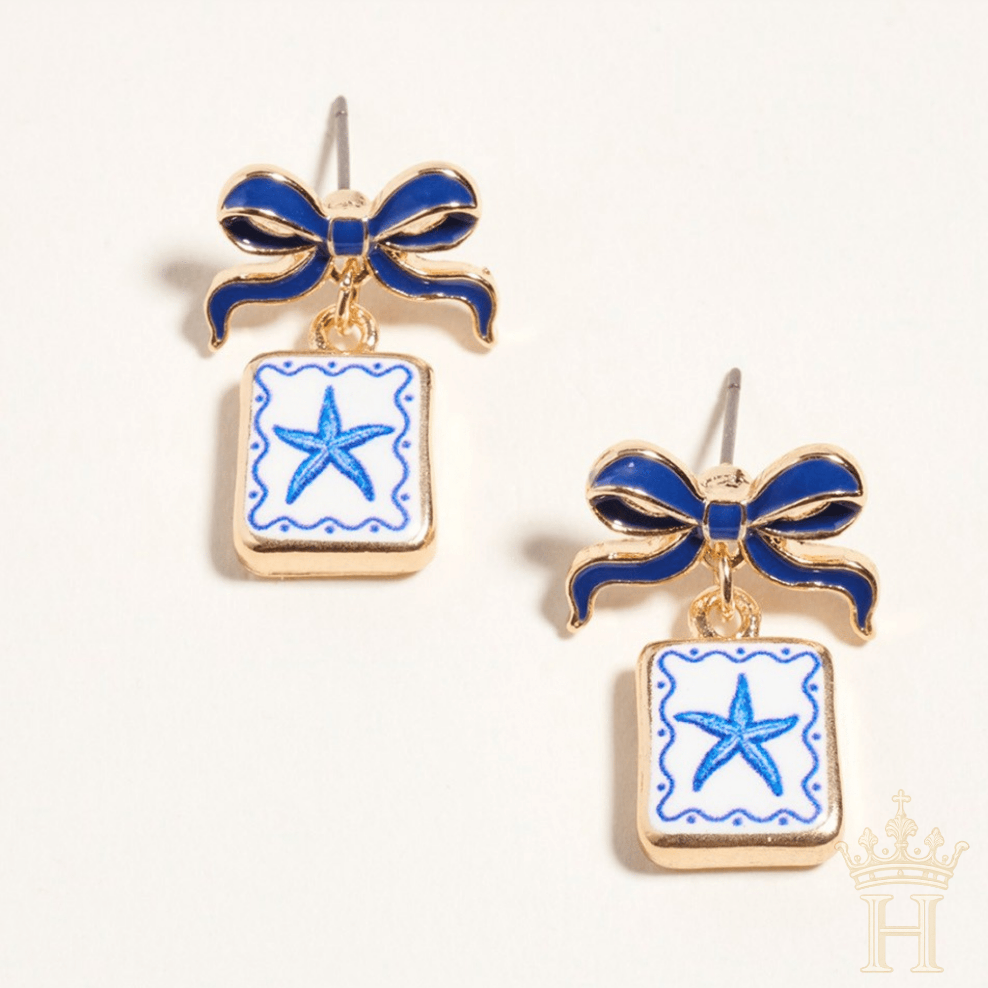 Coastal Tile Drop Earrings - Halemi & Co.