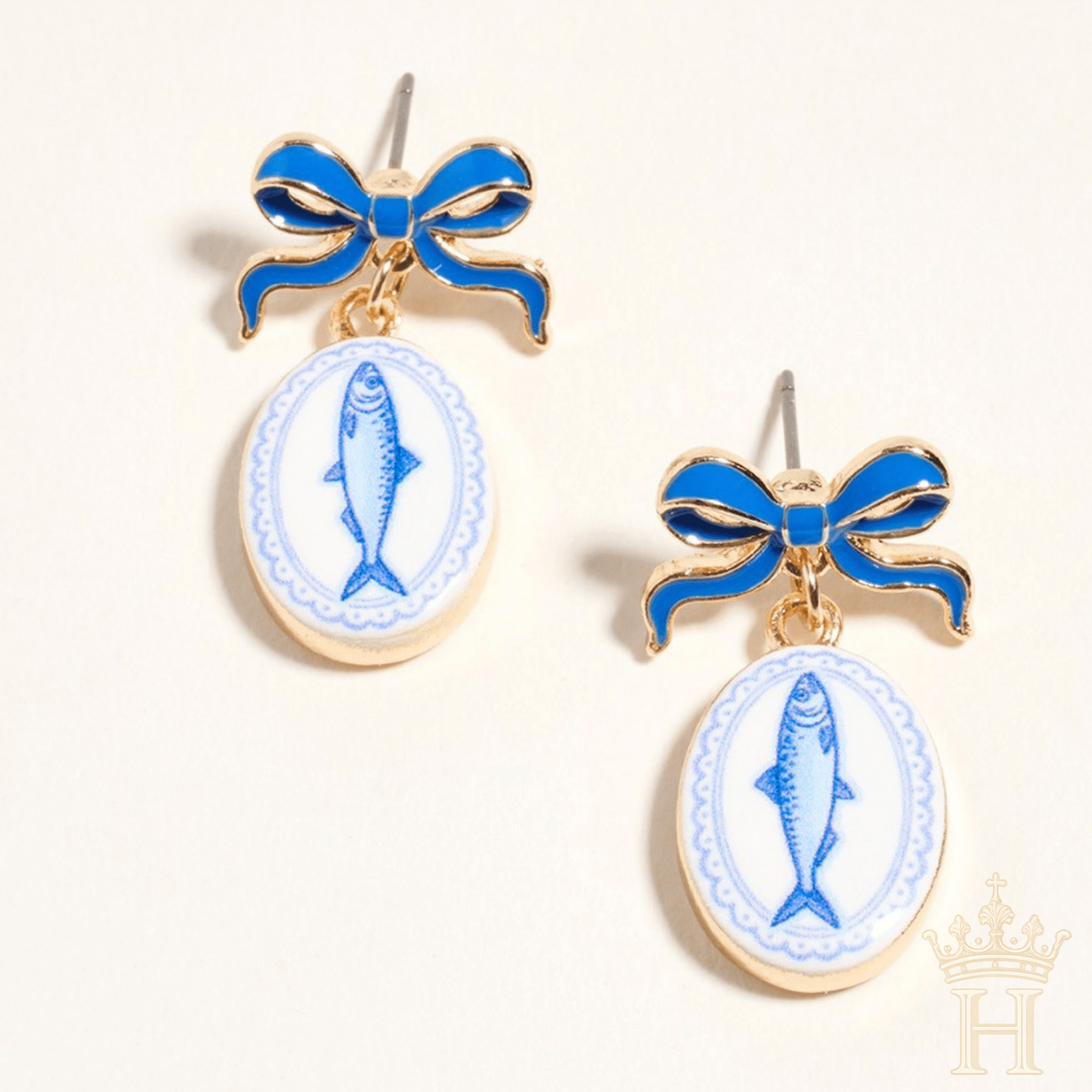 Coastal Tile Drop Earrings - Halemi &amp; Co.