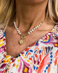Dainty Heart Pearl Necklace - Halemi & Co.