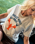 Dolce Vibes Only Graphic Tee – Coastal Lobster Cocktail T-Shirt - Halemi & Co.