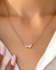 Double Stone Necklace - Halemi & Co.