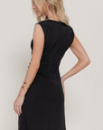 Effortless Edge Ruched Mini Dress - Halemi & Co.