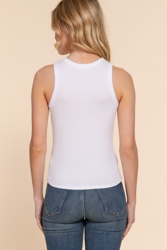 Everyday Essential Ribbed Tank – Your Go - To Staple - Halemi & Co.