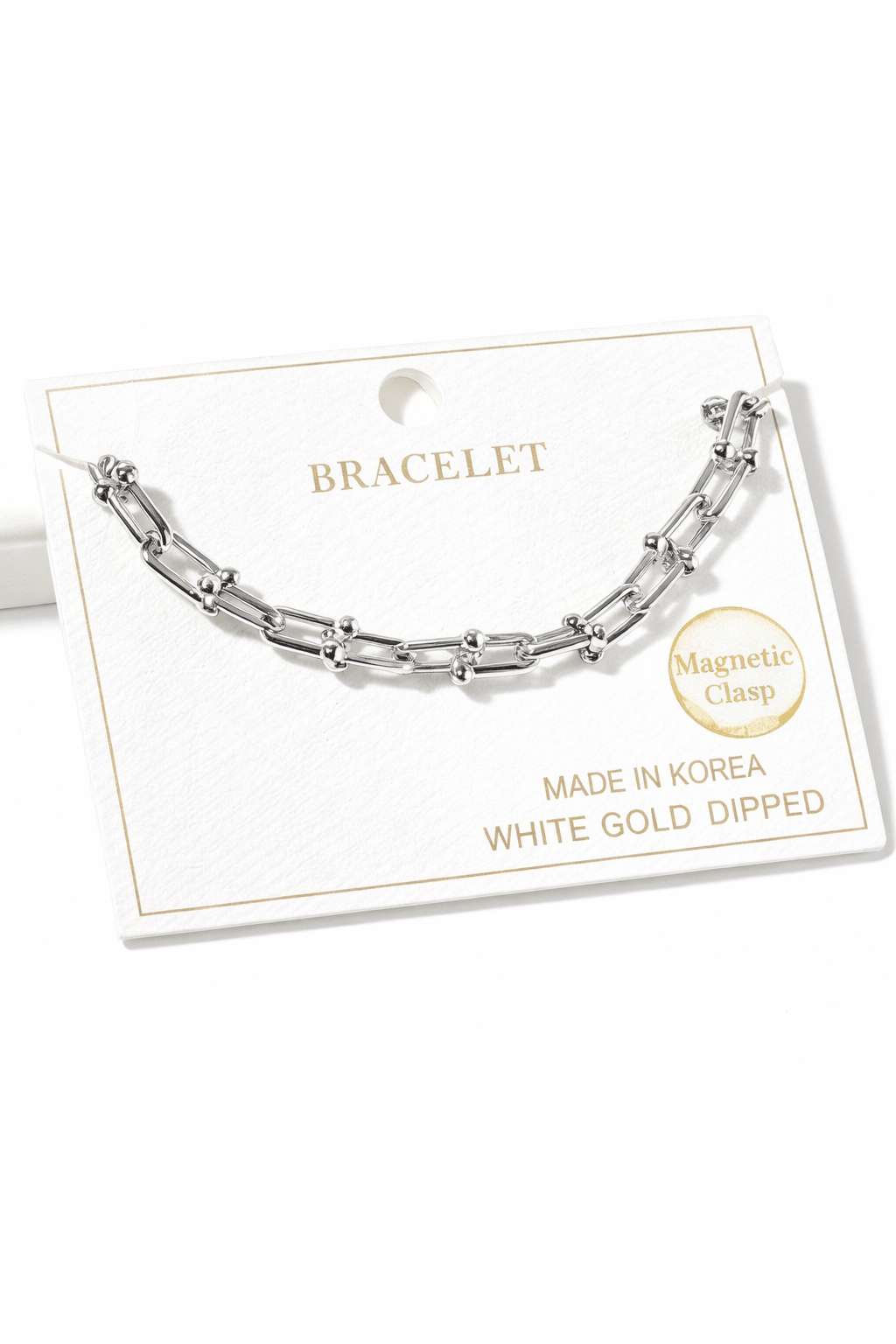 Geometric Link Beaded Bracelet - Halemi & Co.