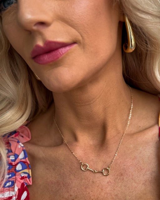 Gold Bar Drop Earrings - Halemi & Co.
