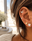 Golden Garden Stud Earring Set - Halemi & Co.
