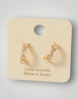 Golden Spark Mini Hoop Earrings - Halemi & Co.