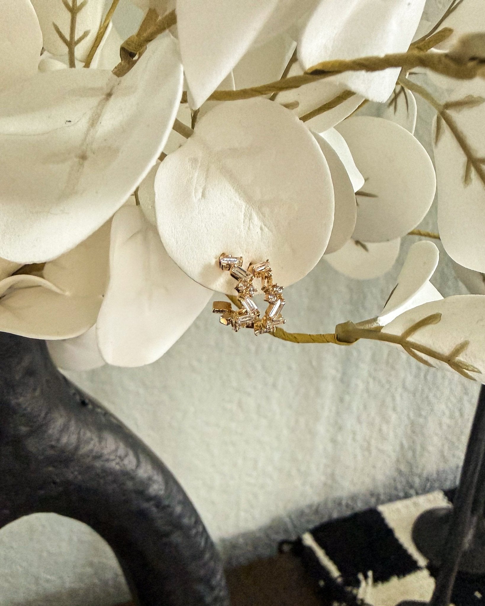 Golden Spark Mini Hoop Earrings - Halemi & Co.