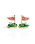 Golf Stud Earrings - Halemi & Co.