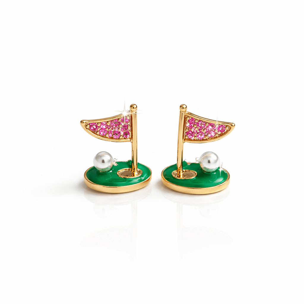 Golf Stud Earrings - Halemi & Co.