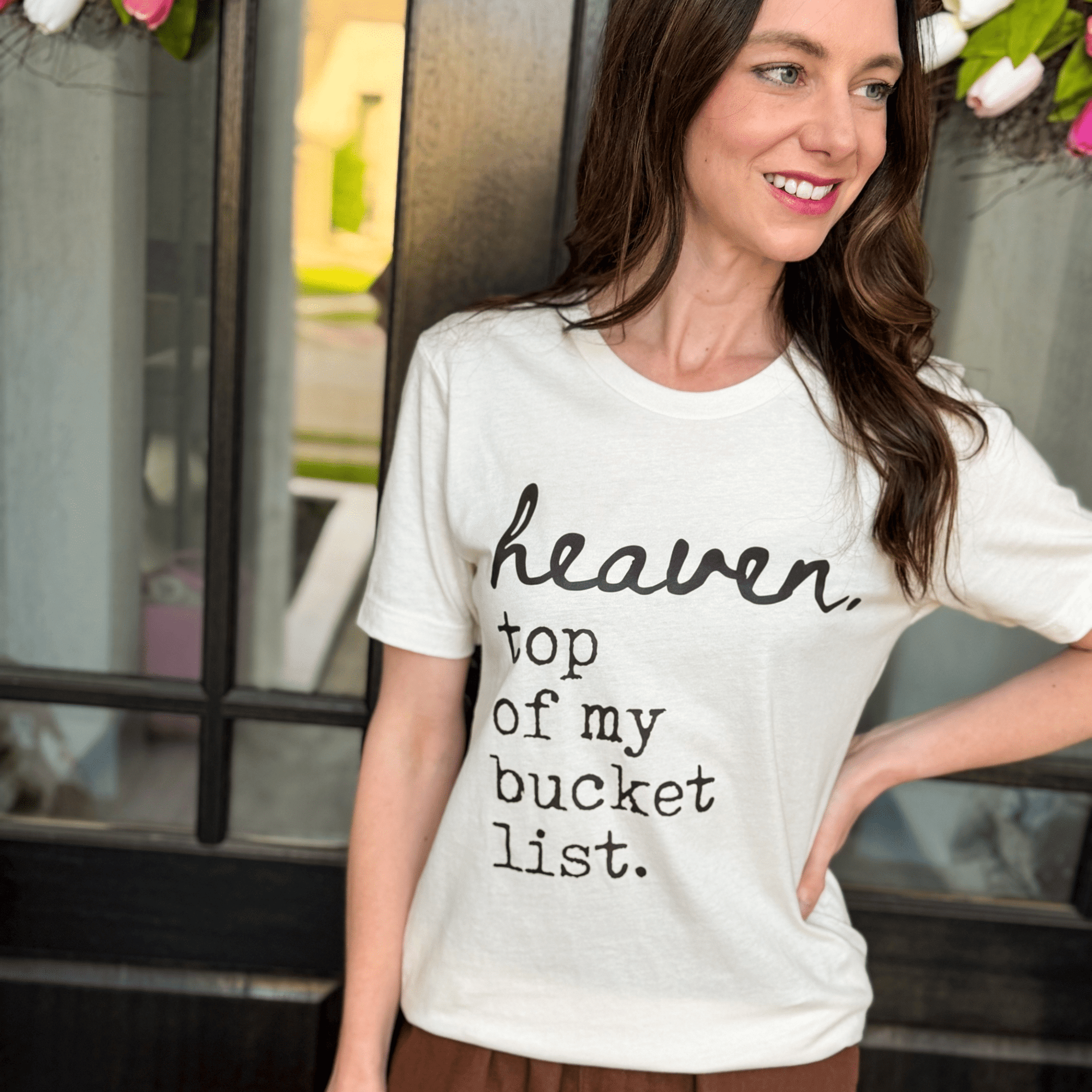 Heaven Bucket List Graphic Tee - Halemi & Co.