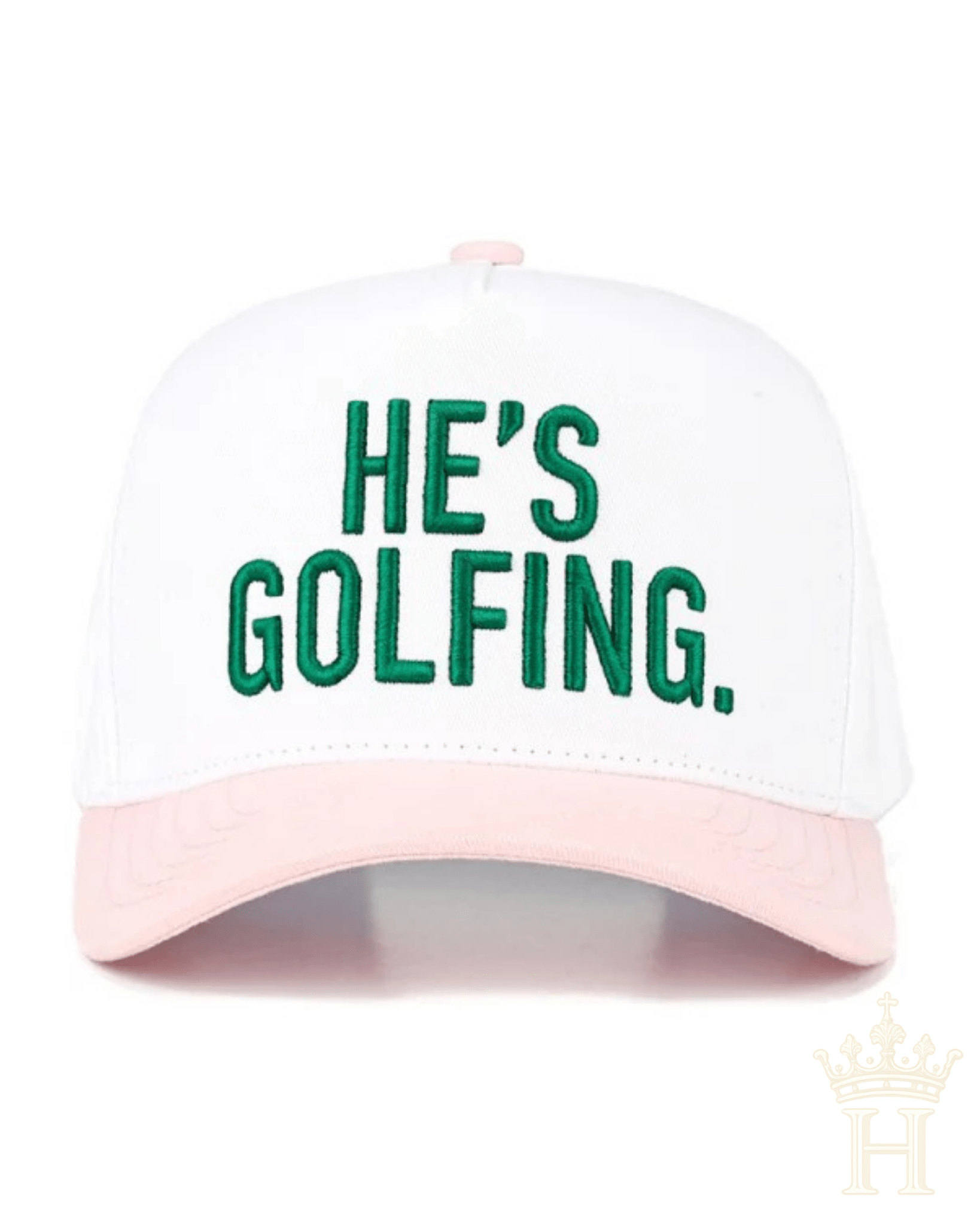 "He's Golfing" Trucker Hat - Halemi & Co.