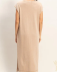 Mineral Wash Oversized Midi Dress - Halemi & Co.