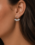 Mini Pearl Hoop Earrings - Halemi & Co.