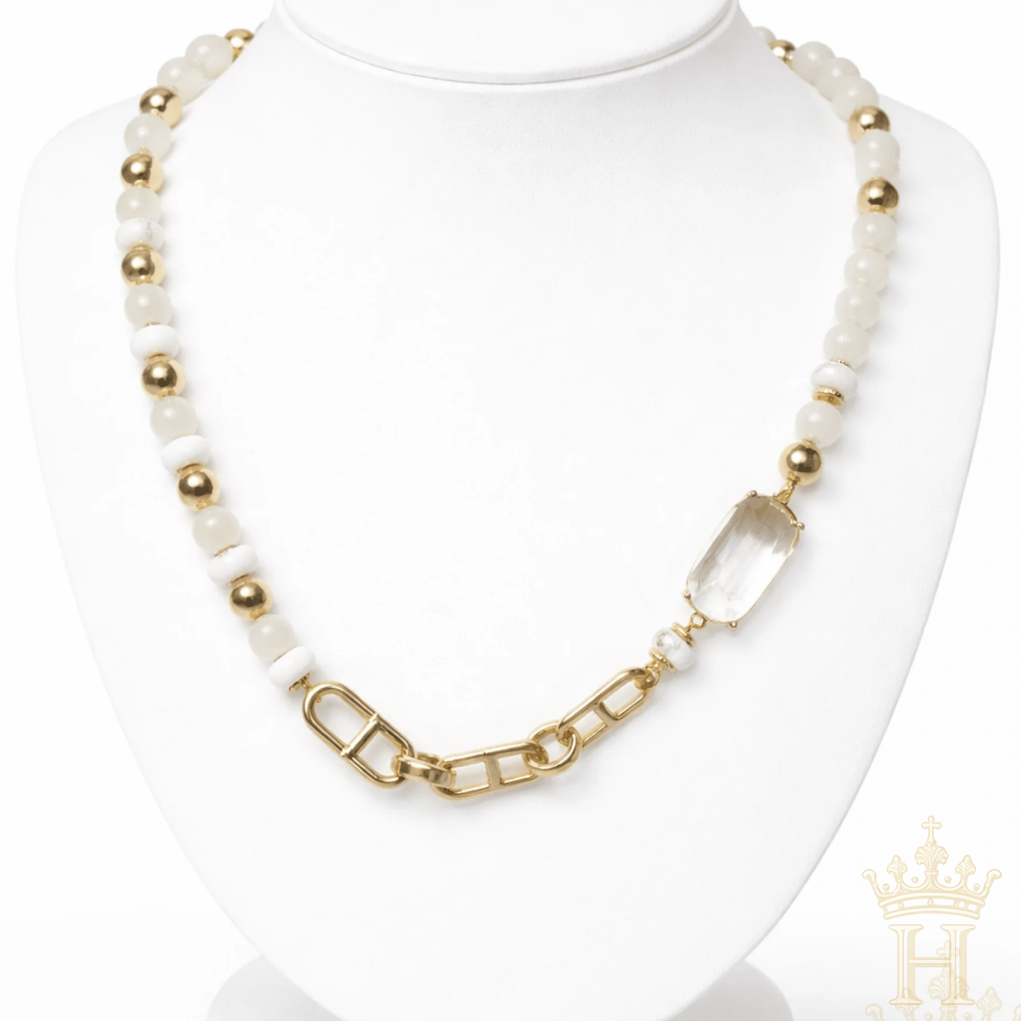 Mixed Bead Chain Necklace - Halemi & Co.
