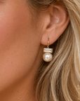 Pearl drop earrings from Halemi & Co.