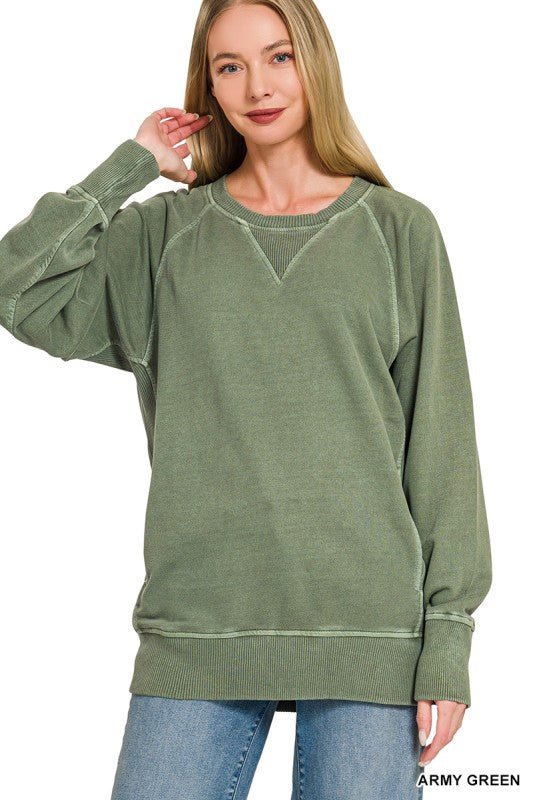 Sage Days French Terry Pullover - Halemi &amp; Co.