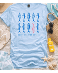 Rules Are For Losers Graphic Tee – Fish Grid Statement T-Shirt - Halemi & Co.