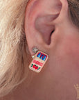 Sardine Can Stud Earrings - Halemi & Co.