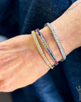 Square Cut Tennis Bracelet - Halemi & Co.