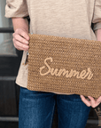 Summer Straw Clutch - Halemi & Co.