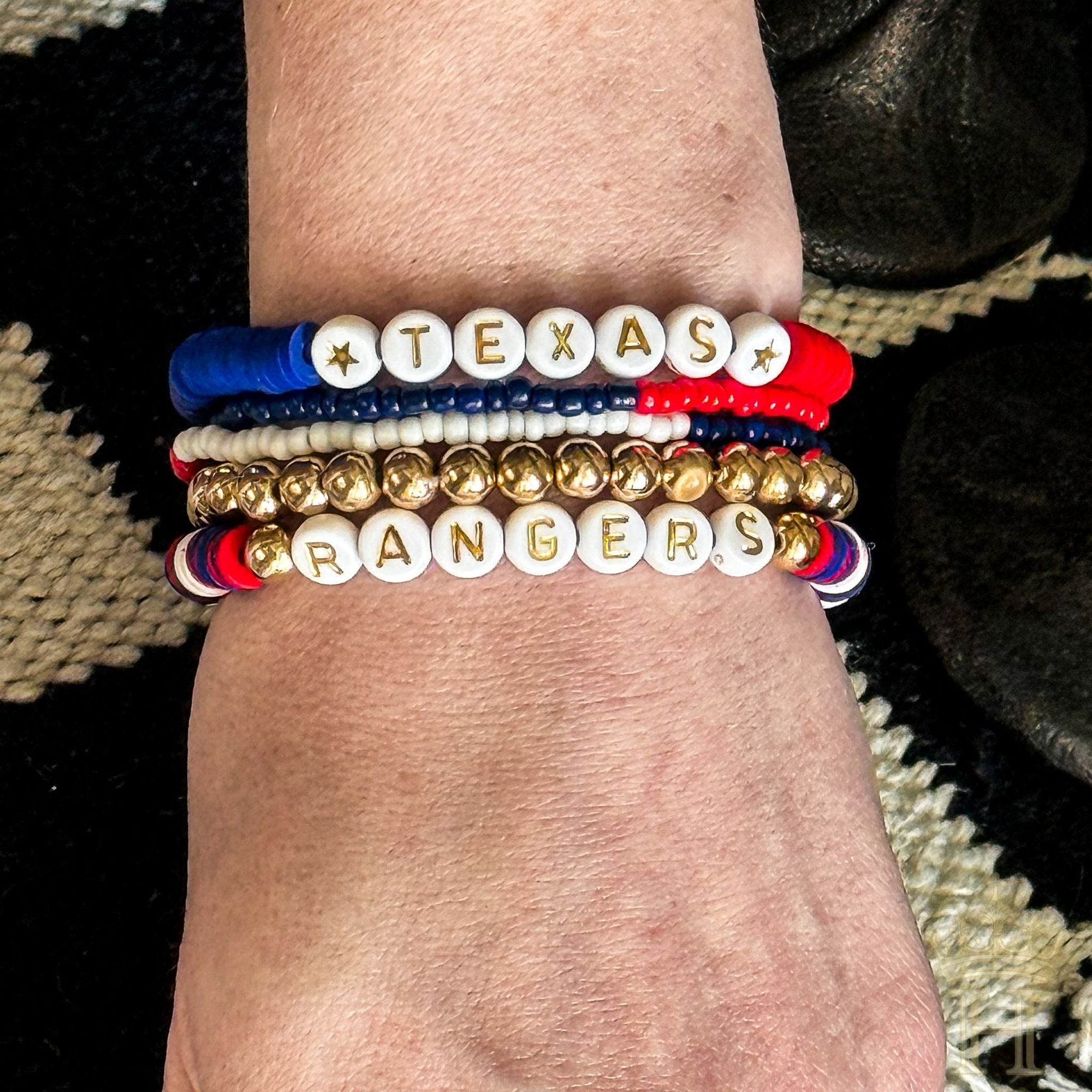 Texas Rangers Bracelet Stack - Halemi & Co.