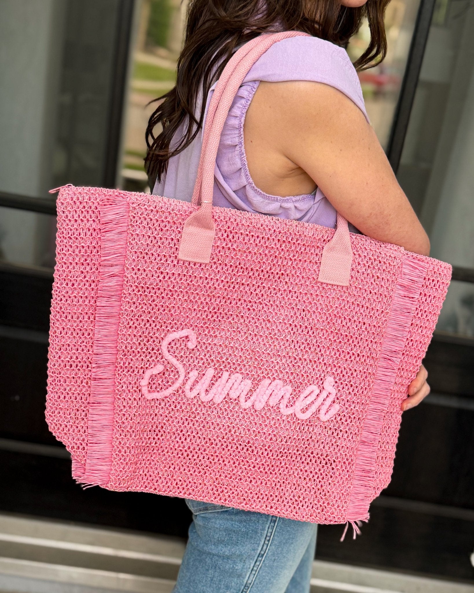 The Woven Summer Tote - Halemi & Co.