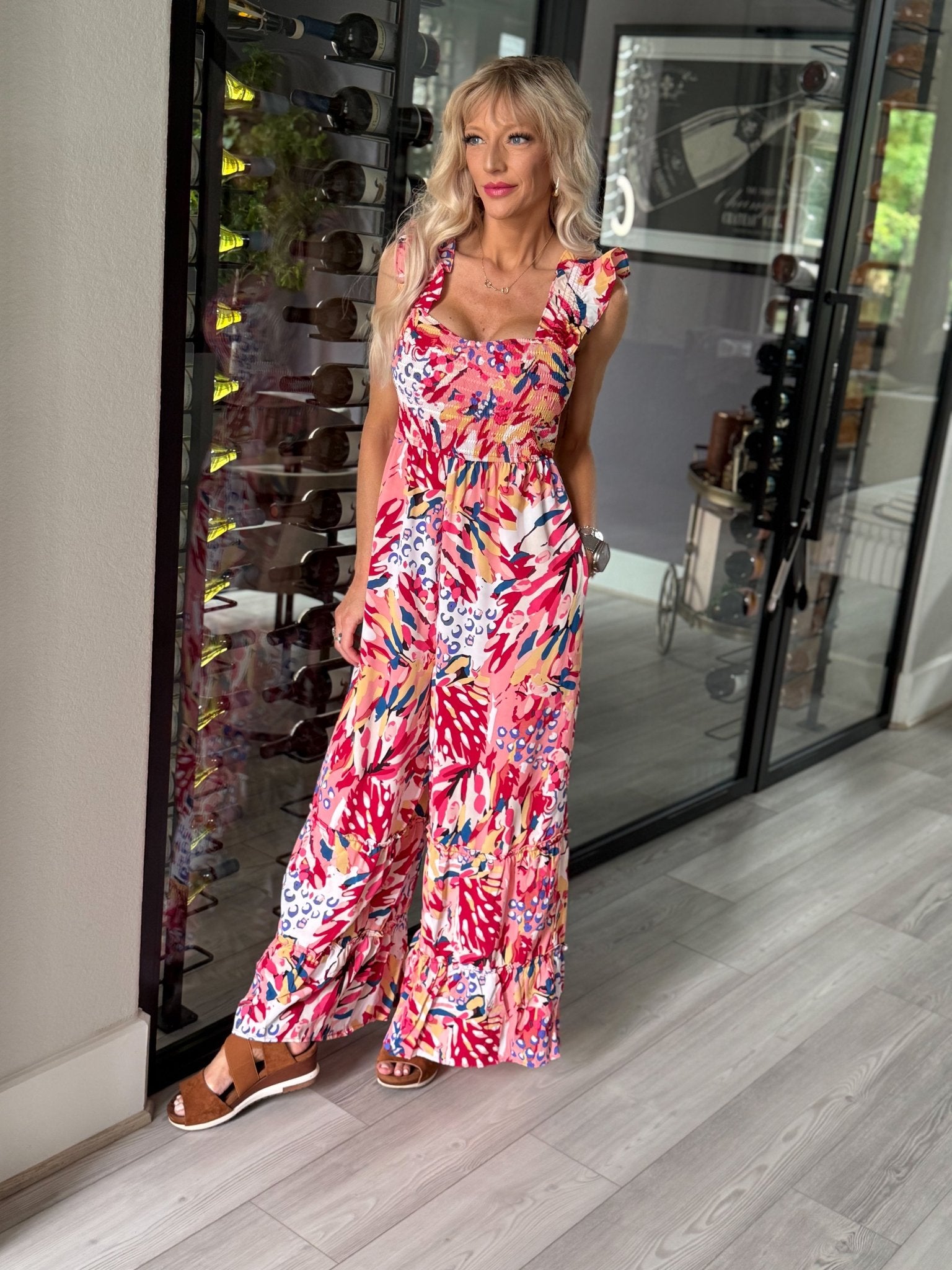 Tropical Breeze Jumpsuit - Halemi & Co.