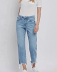 Vervet by Flying Monkey - Fondly Straight Leg Jeans - Halemi & Co.