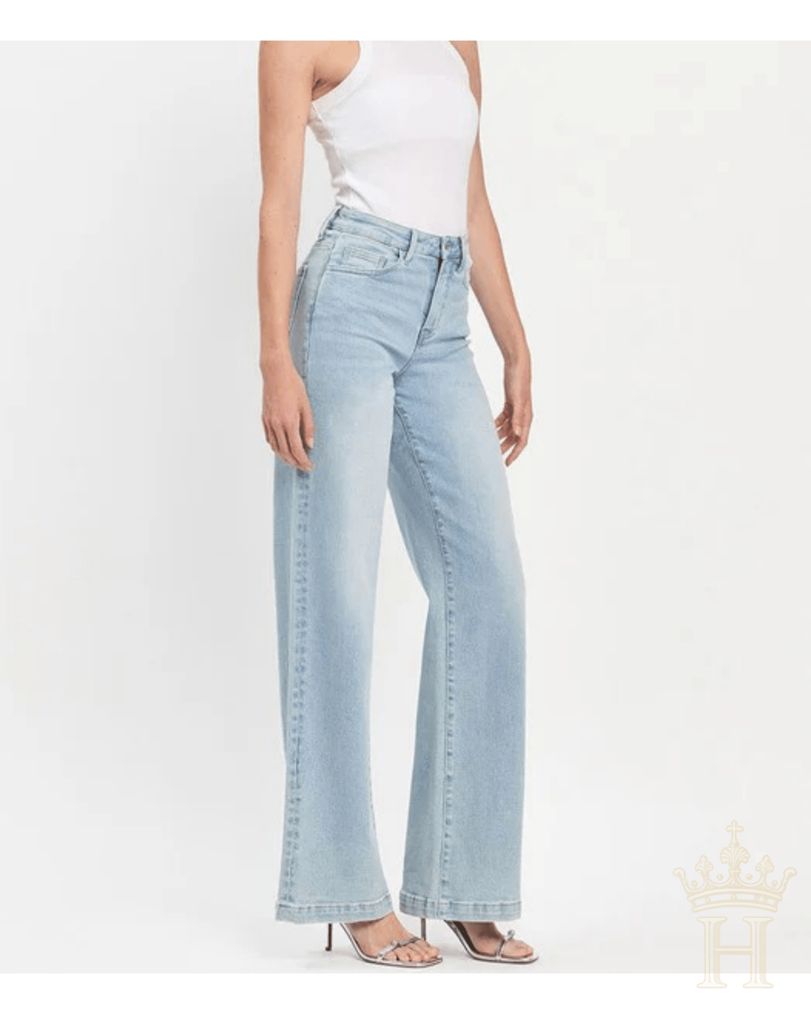 Vervet by Flying Monkey - Optimistic Wide Leg Jeans - Halemi & Co.